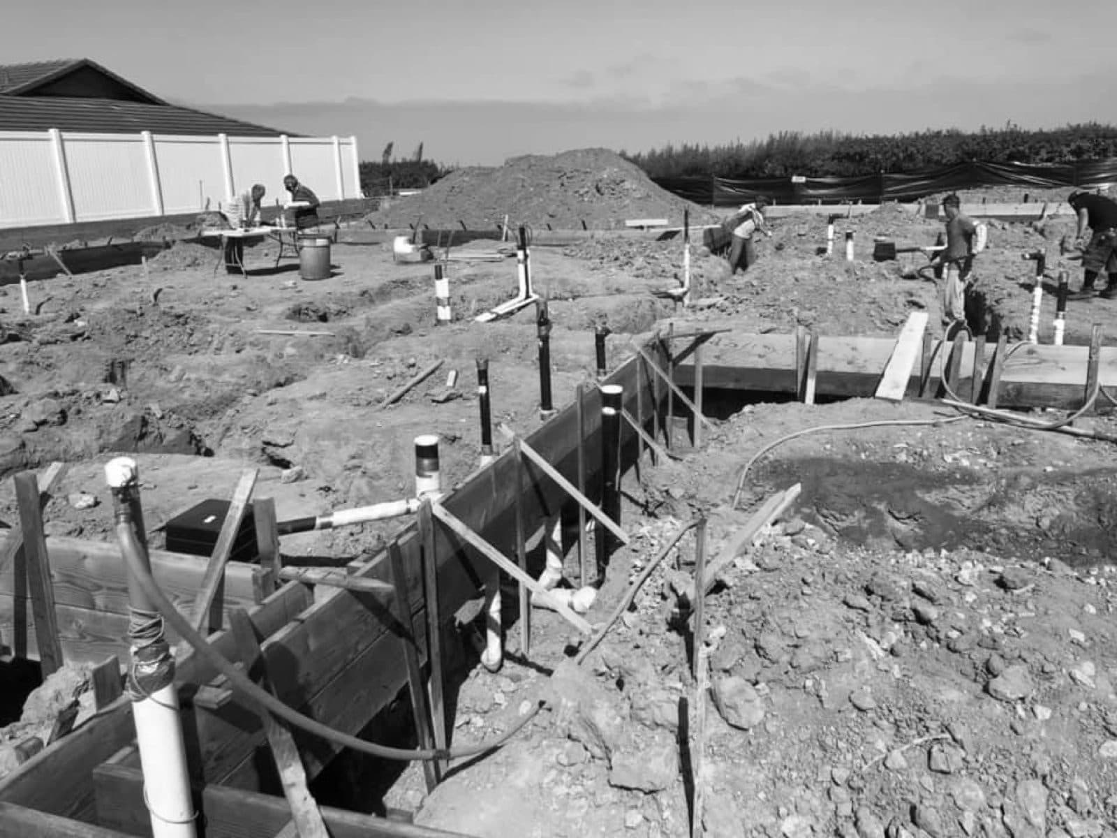 Joel Templeton reviewing a project on site